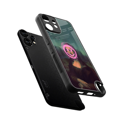 Graffiti Lisa sleek cmf nothing phone 2 pro cover with tempered glass back and TPU edges