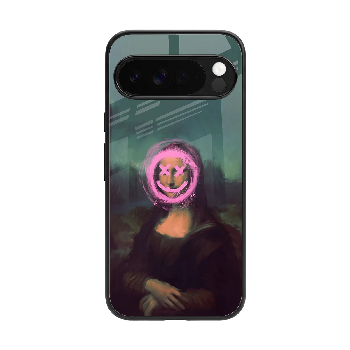 Graffiti Lisa back phone cover | glass case for google pixel 10 pro xl