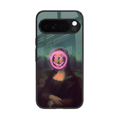 Graffiti Lisa back phone cover | glass case for google pixel 10 pro xl
