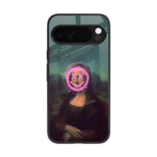 Graffiti Lisa back phone cover | glass case for google pixel 10 pro xl