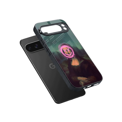Graffiti Lisa sleek google pixel 10 pro xl cover with tempered glass back and TPU edges