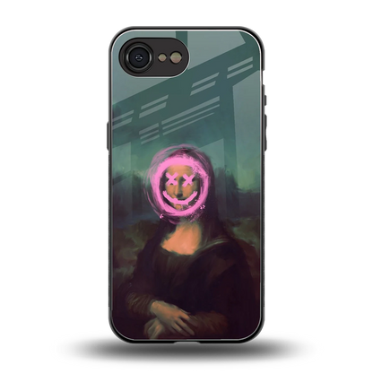 Graffiti Lisa back phone cover | glass case for iphone 16e