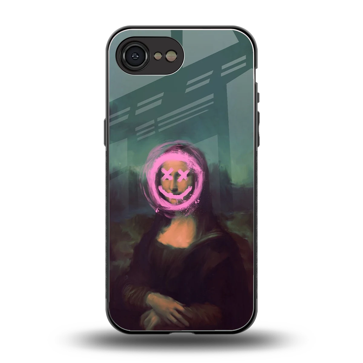 Graffiti Lisa back phone cover | glass case for iphone 17e