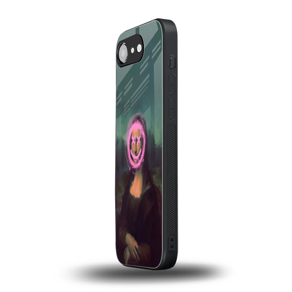 Graffiti Lisa iphone 16e mobile cover | shockproof glass phone case