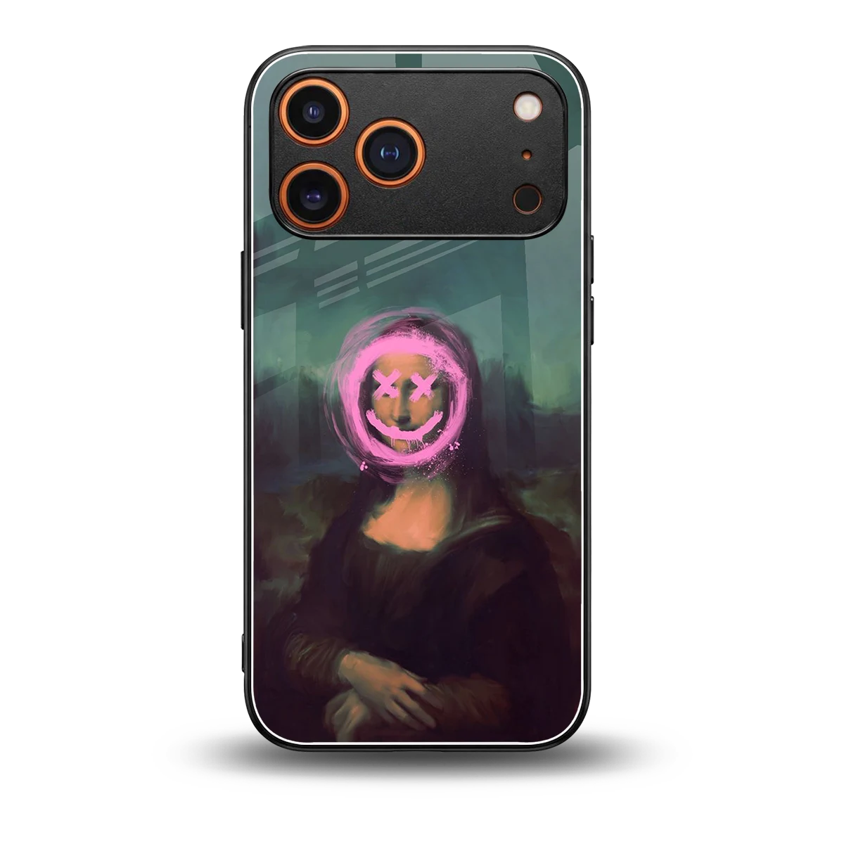 Graffiti Lisa back phone cover | glass case for iphone 17 pro