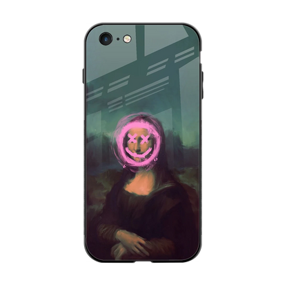 Graffiti Lisa back phone cover | glass case for iphone 6s plus