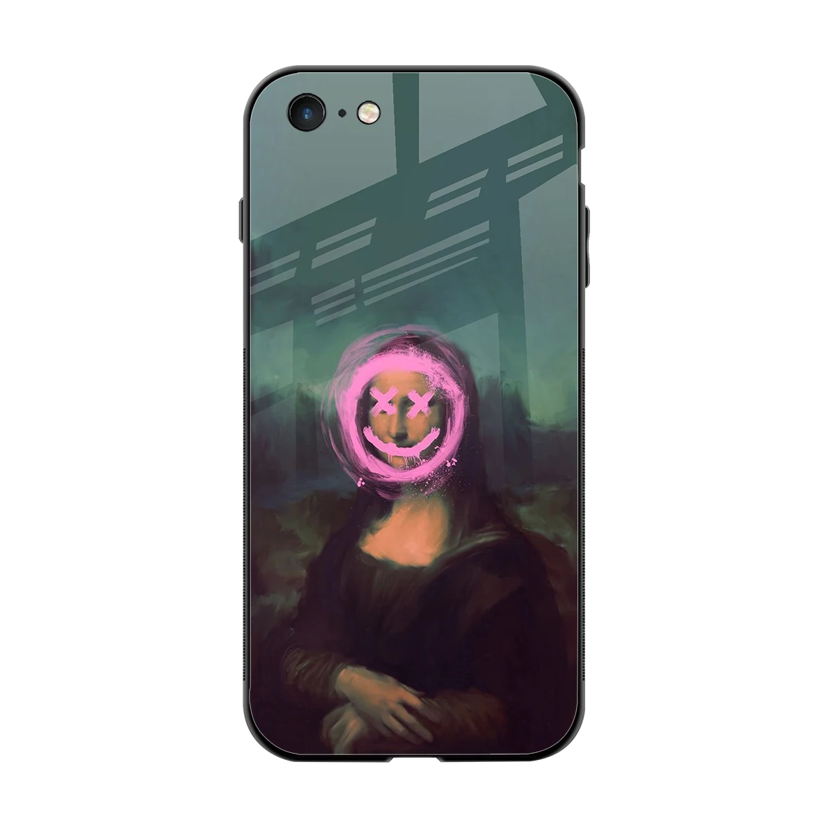 Graffiti Lisa back phone cover | glass case for iphone 6s