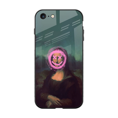 Graffiti Lisa back phone cover | glass case for iphone 7