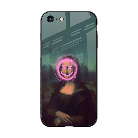 Graffiti Lisa back phone cover | glass case for iphone 7