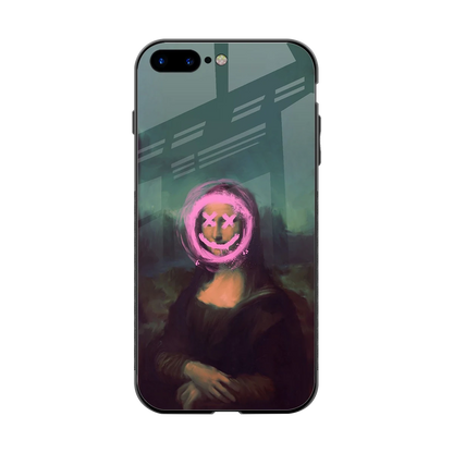 Graffiti Lisa back phone cover | glass case for iphone 8 plus