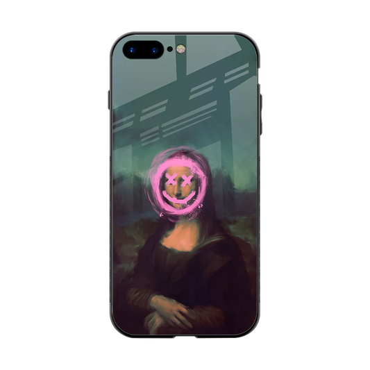 Graffiti Lisa back phone cover | glass case for iphone 8 plus