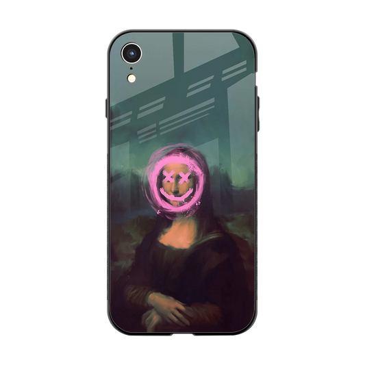 Graffiti Lisa back phone cover | glass case for iphone xr