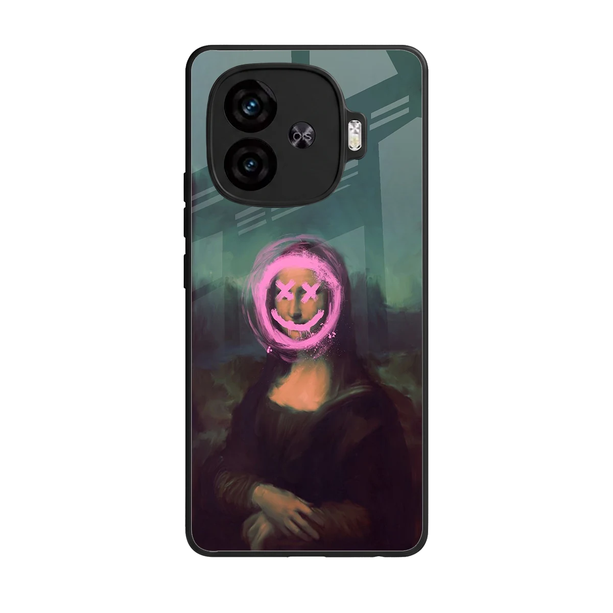 Graffiti Lisa back phone cover | glass case for iqoo neo 10r 5g