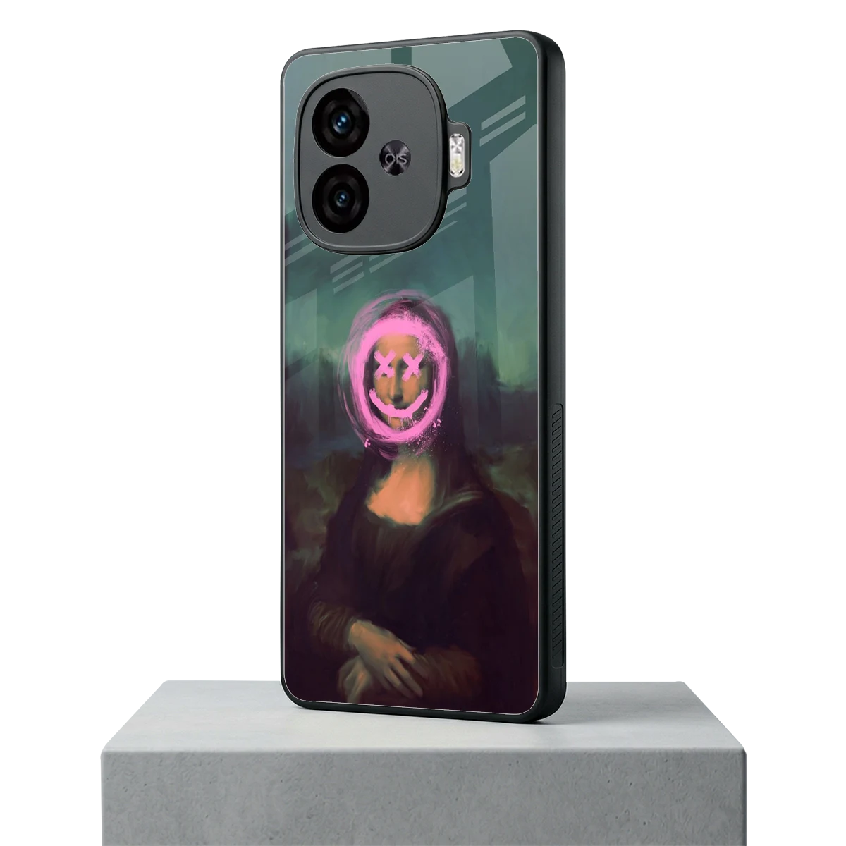 Graffiti Lisa iqoo neo 10r 5g mobile cover | shockproof glass phone case