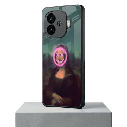Graffiti Lisa iqoo neo 10r 5g mobile cover | shockproof glass phone case