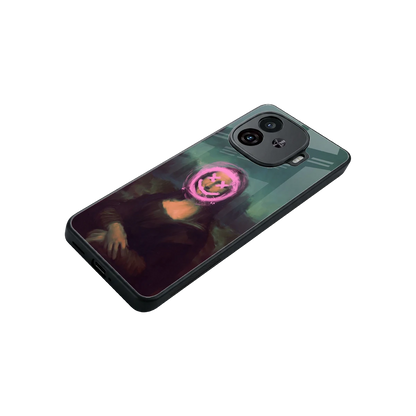 Graffiti Lisa stylish phone case for iqoo neo 10r 5g | glossy glass and slim fit