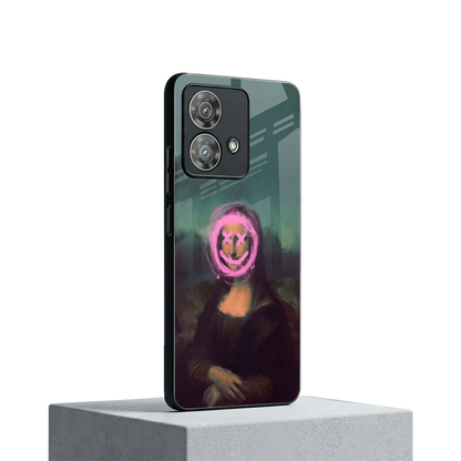 Graffiti Lisa motorola edge 40 neo 5g mobile cover | shockproof glass phone case