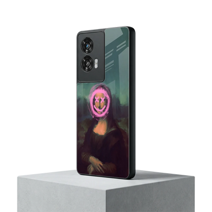 Graffiti Lisa motorola edge 50 fusion mobile cover | shockproof glass phone case