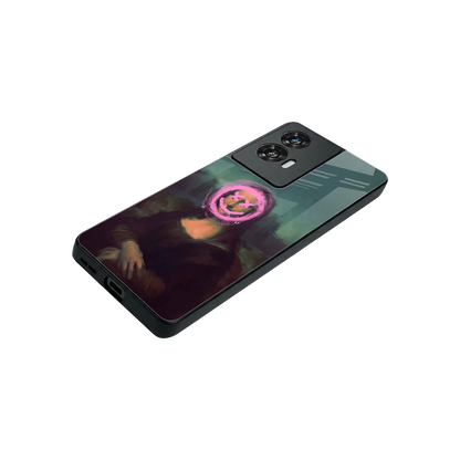 Graffiti Lisa stylish phone case for motorola edge 50 fusion | glossy glass and slim fit
