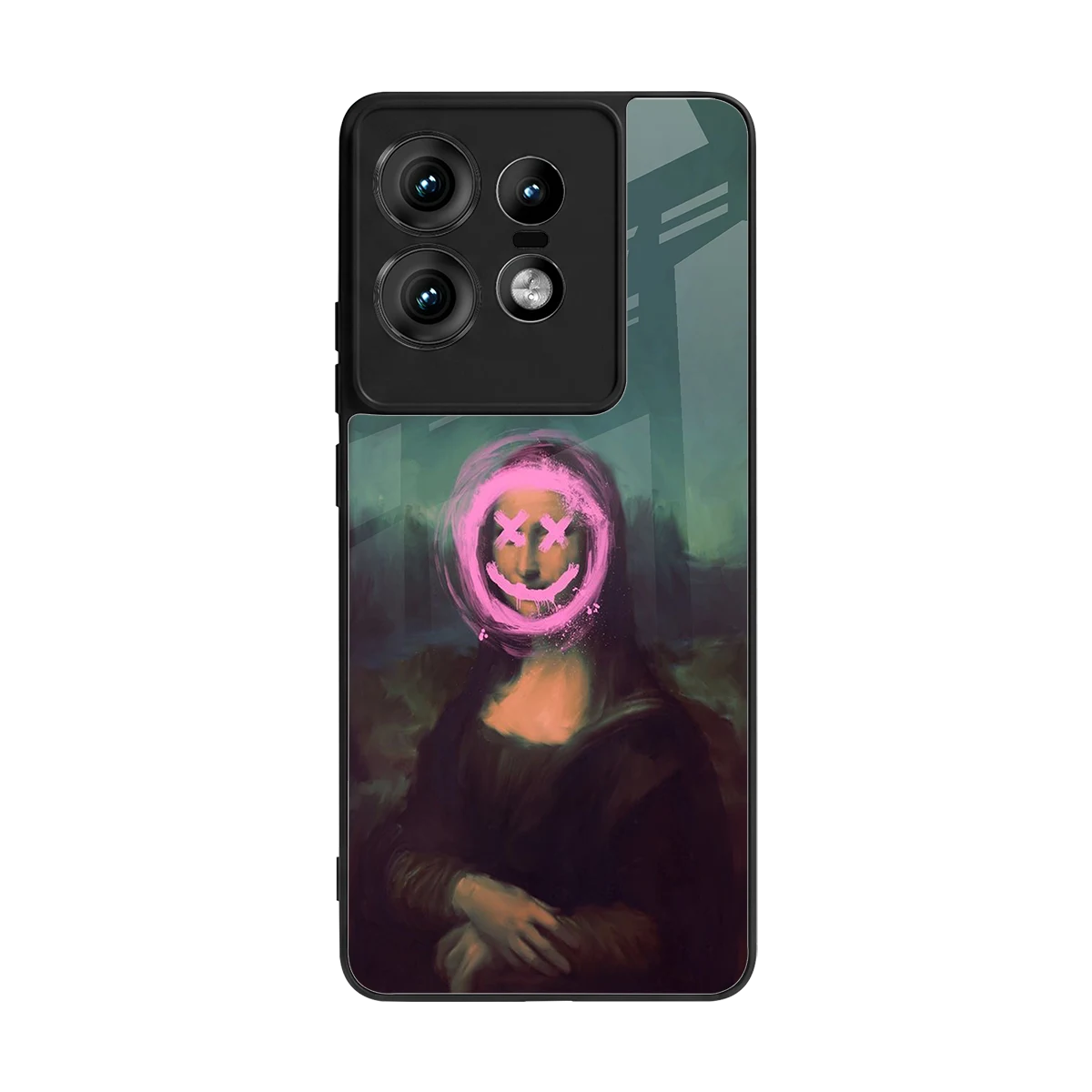 Graffiti Lisa back phone cover | glass case for motorola edge 50 pro