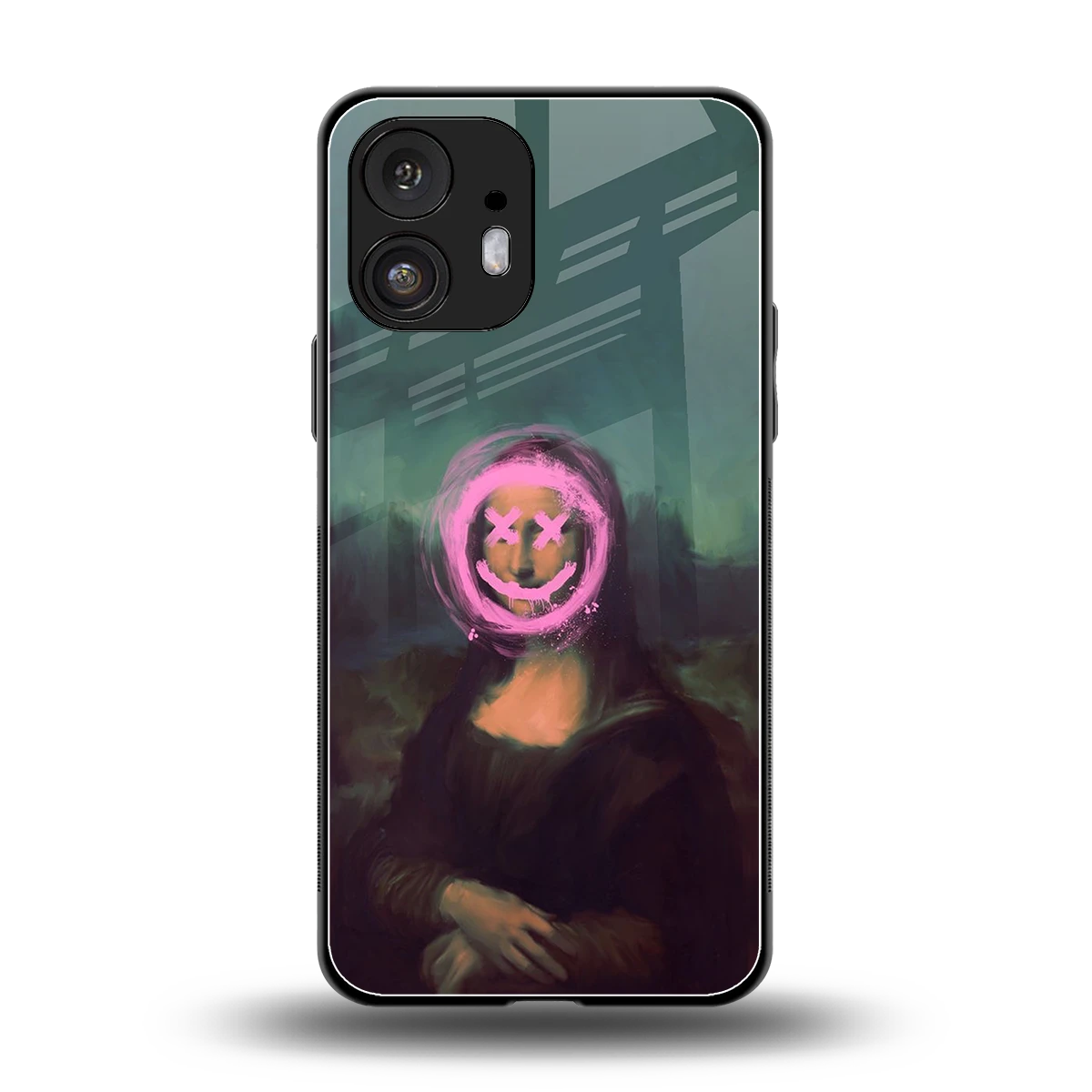 Graffiti Lisa back phone cover | glass case for nothing phone 2