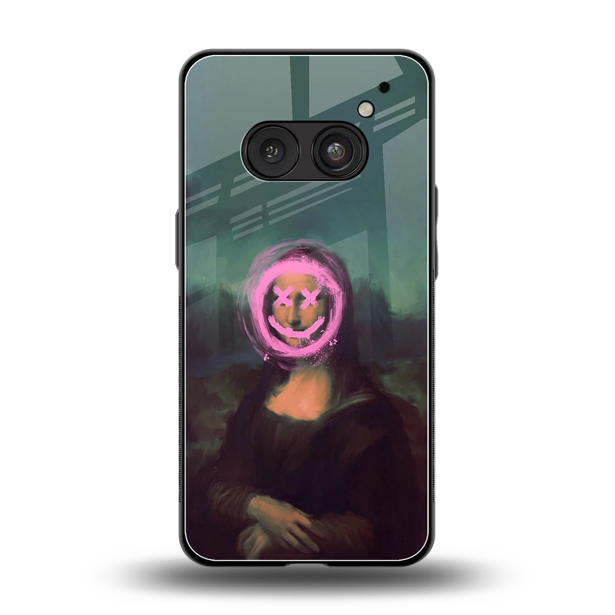 Graffiti Lisa back phone cover | glass case for nothing phone 2a plus