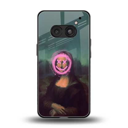 Graffiti Lisa back phone cover | glass case for nothing phone 2a plus