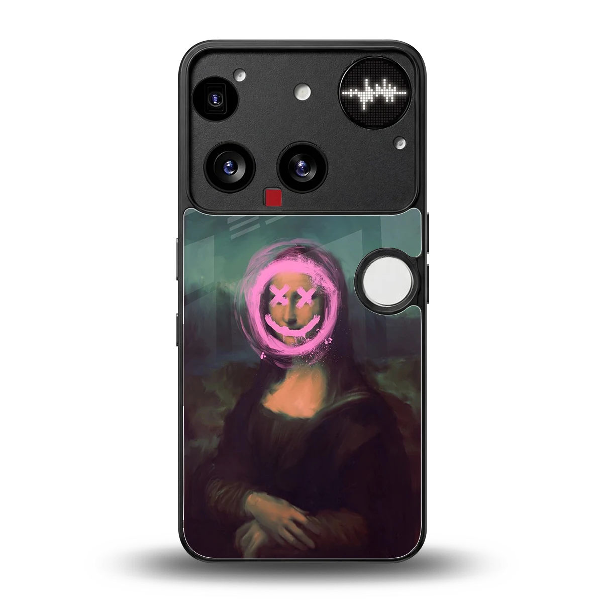Graffiti Lisa back phone cover | glass case for nothing phone 3