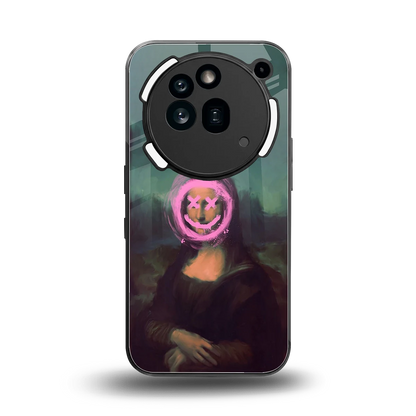 Graffiti Lisa back phone cover | glass case for nothing phone 3a pro