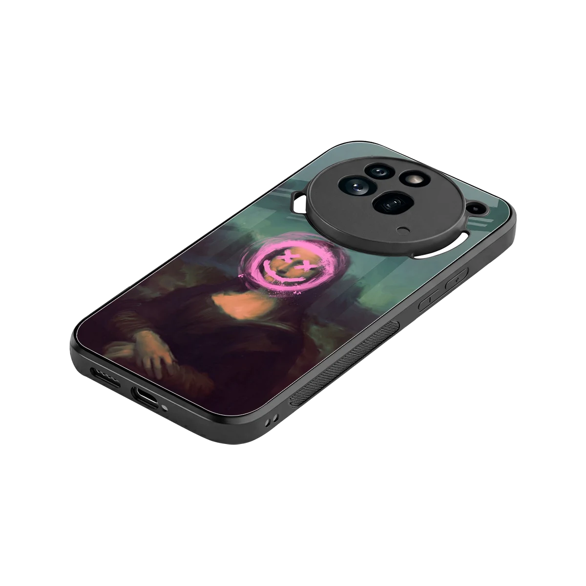 Graffiti Lisa stylish phone case for nothing phone 3a pro | glossy glass and slim fit