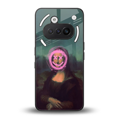 Graffiti Lisa back phone cover | glass case for nothing phone 3a