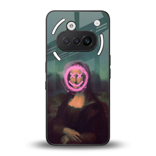 Graffiti Lisa back phone cover | glass case for nothing phone 3a