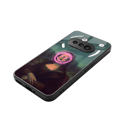 Graffiti Lisa stylish phone case for nothing phone 3a | glossy glass and slim fit