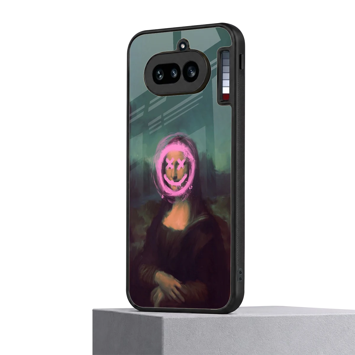 Graffiti Lisa nothing phone 4a mobile cover | shockproof glass phone case