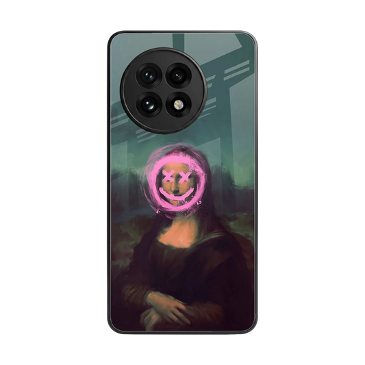 Graffiti Lisa back phone cover | glass case for oneplus 13r