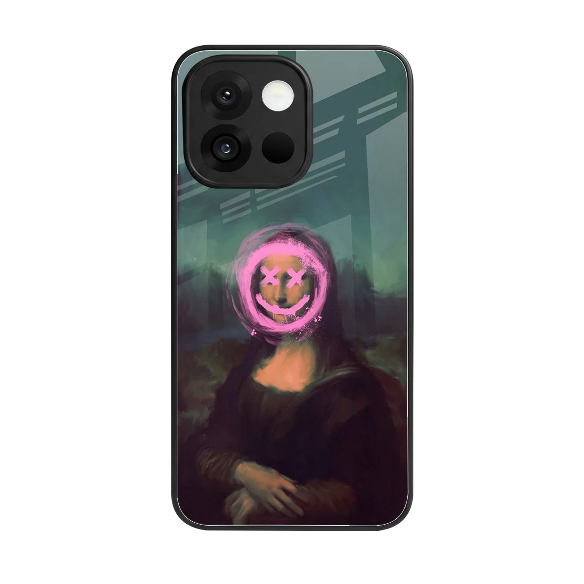 Graffiti Lisa back phone cover | glass case for oneplus 13s