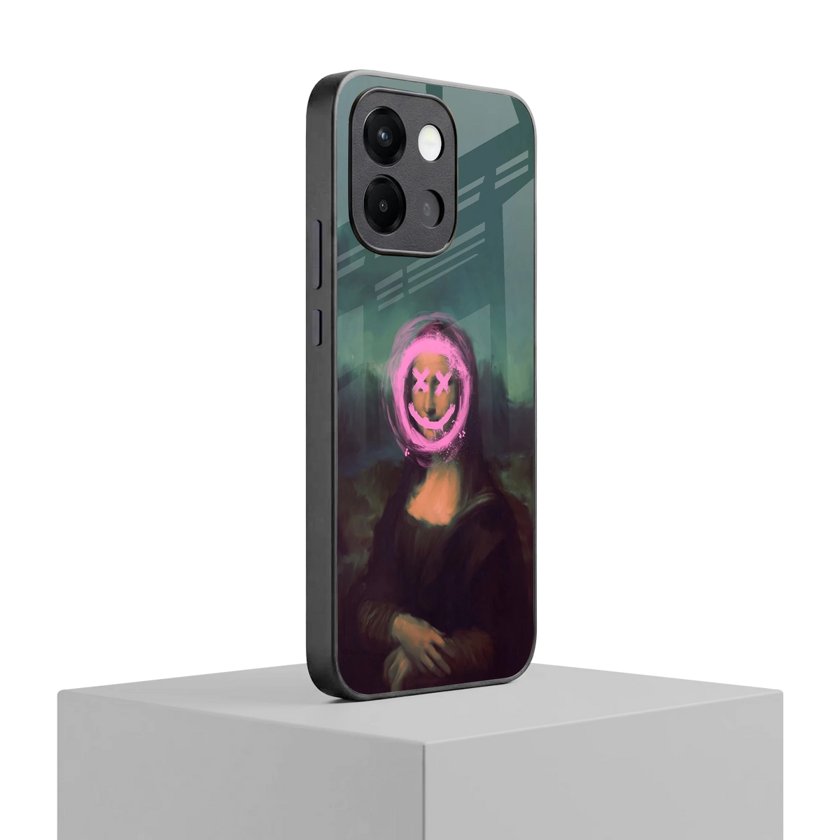 Graffiti Lisa oneplus 13s mobile cover | shockproof glass phone case