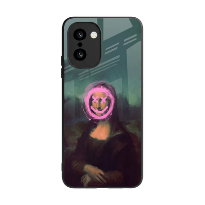 Graffiti Lisa back phone cover | glass case for oneplus 15r