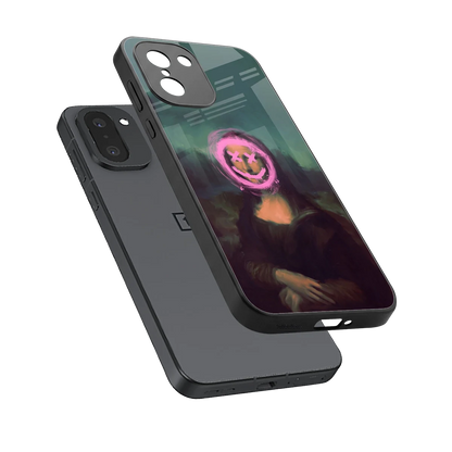 Graffiti Lisa sleek oneplus 15r cover with tempered glass back and TPU edges