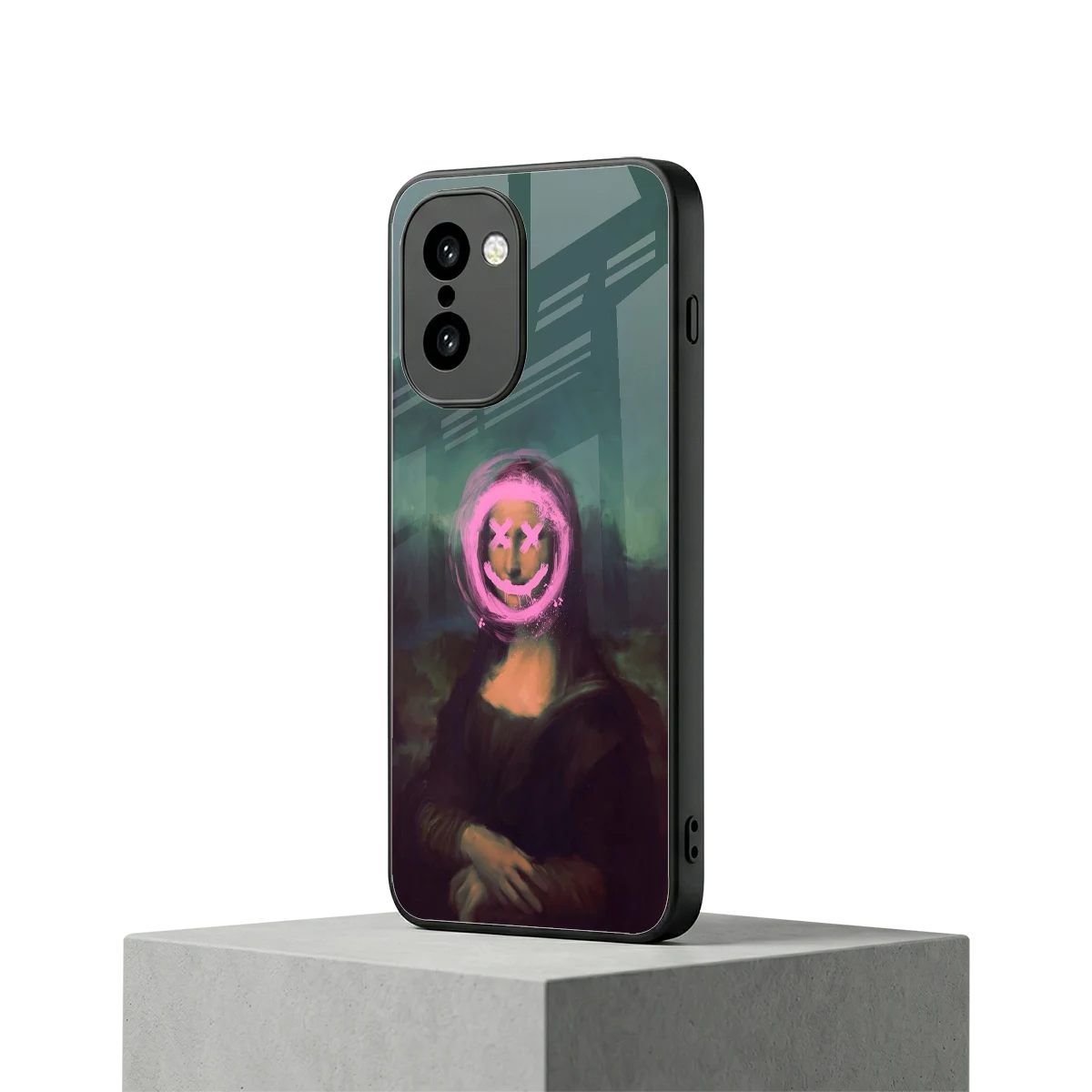 Graffiti Lisa oneplus 15r mobile cover | shockproof glass phone case