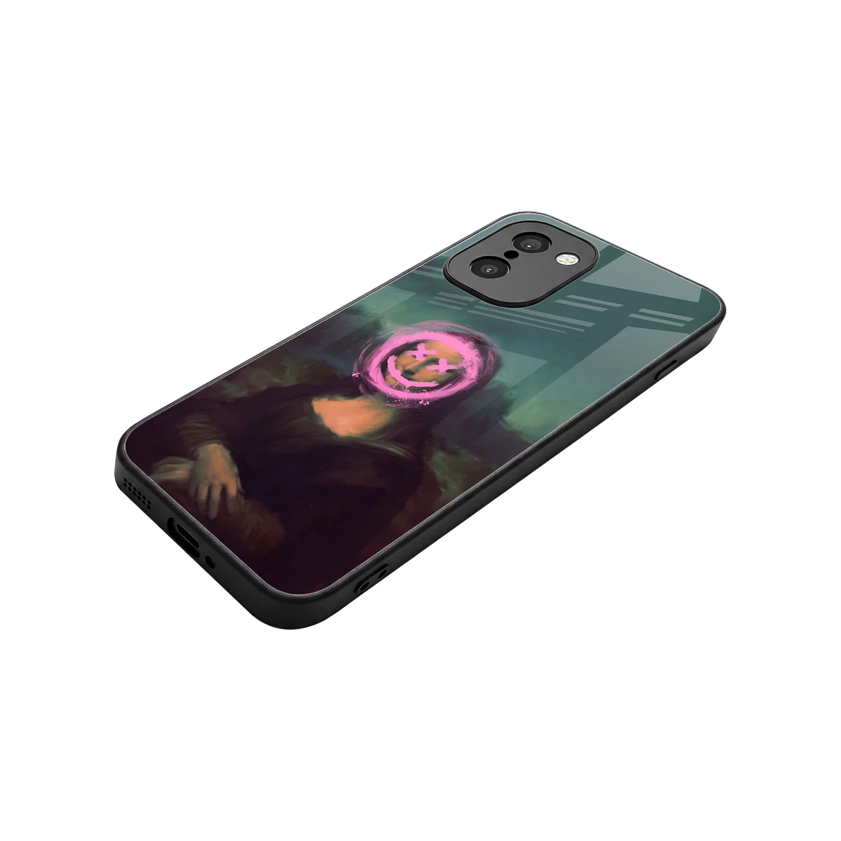 Graffiti Lisa stylish phone case for oneplus 15r | glossy glass and slim fit