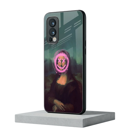 Graffiti Lisa oneplus nord 2 mobile cover | shockproof glass phone case