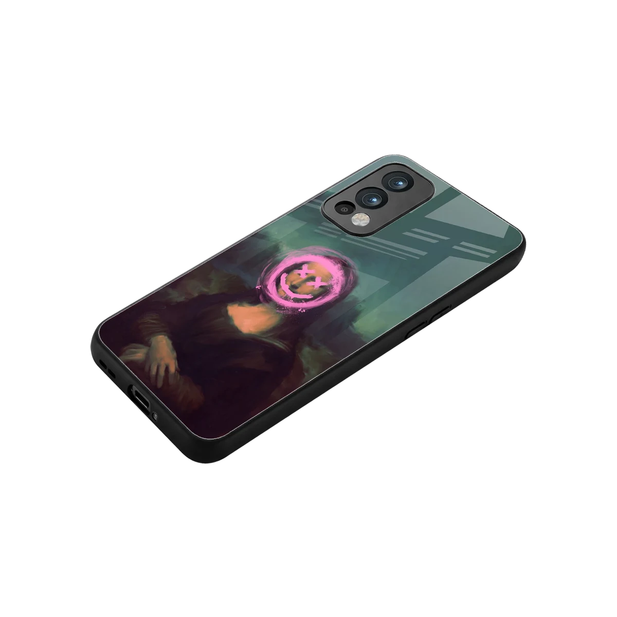 Graffiti Lisa stylish phone case for oneplus nord 2 | glossy glass and slim fit