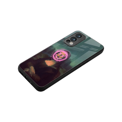 Graffiti Lisa stylish phone case for oneplus nord 2 | glossy glass and slim fit