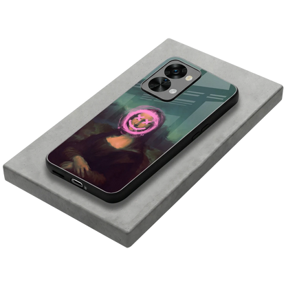 Graffiti Lisa stylish phone case for oneplus nord 2t | glossy glass and slim fit