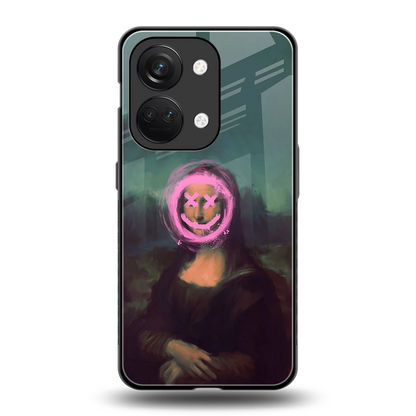Graffiti Lisa back phone cover | glass case for oneplus nord 3