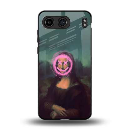 Graffiti Lisa back phone cover | glass case for oneplus nord 4