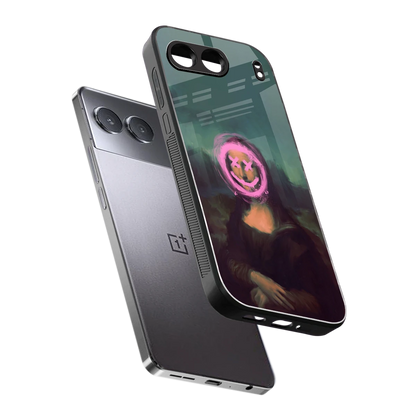 Graffiti Lisa sleek oneplus nord 4 cover with tempered glass back and TPU edges