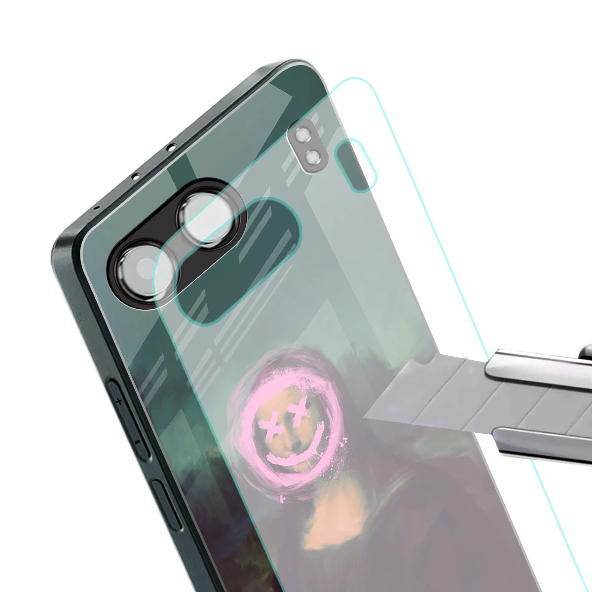 Graffiti Lisa stylish phone case for oneplus nord 4 | glossy glass and slim fit