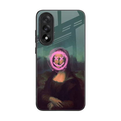 Graffiti Lisa back phone cover | glass case for oneplus nord 5